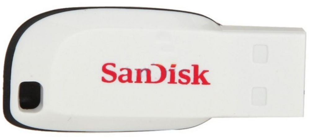 

USB флеш накопитель SanDisk Cruzer Blade 16 GB White (SDCZ50C-016G-B35W)