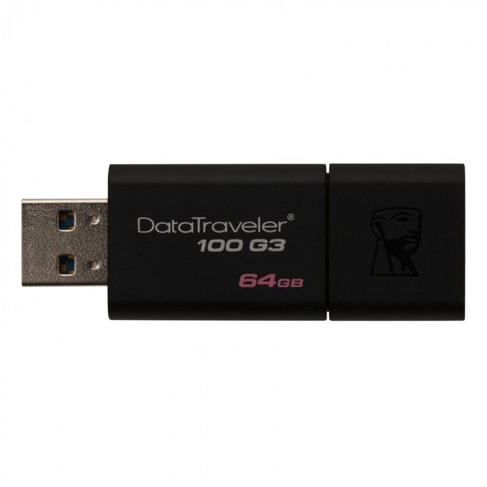 

USB флеш накопичувач Kingston DataTraveler 100 G3 64GB USB 3.0 (DT100G3/64GB)