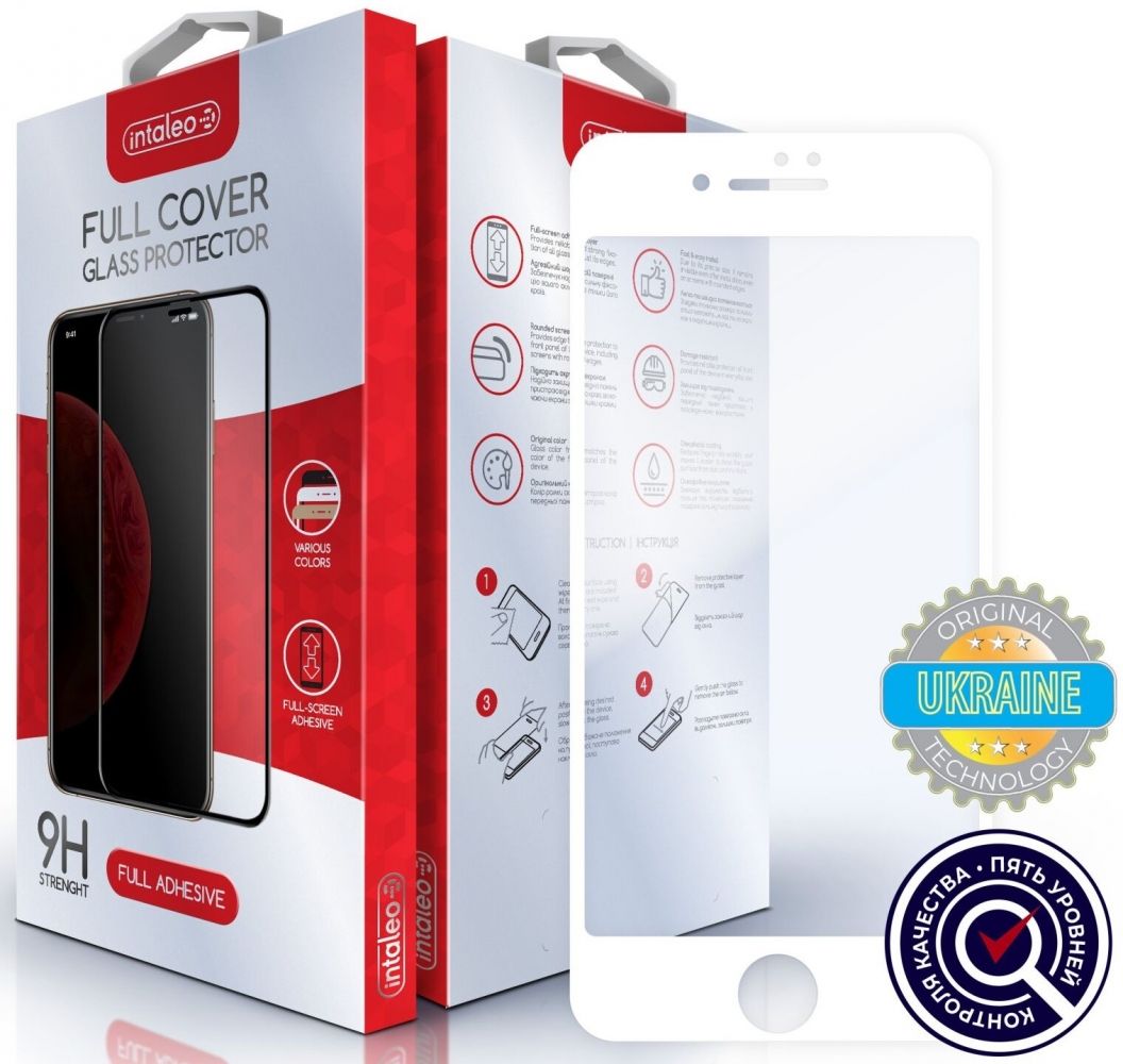 

Захисне скло Intaleo Full Glue для Apple iPhone 6 White
