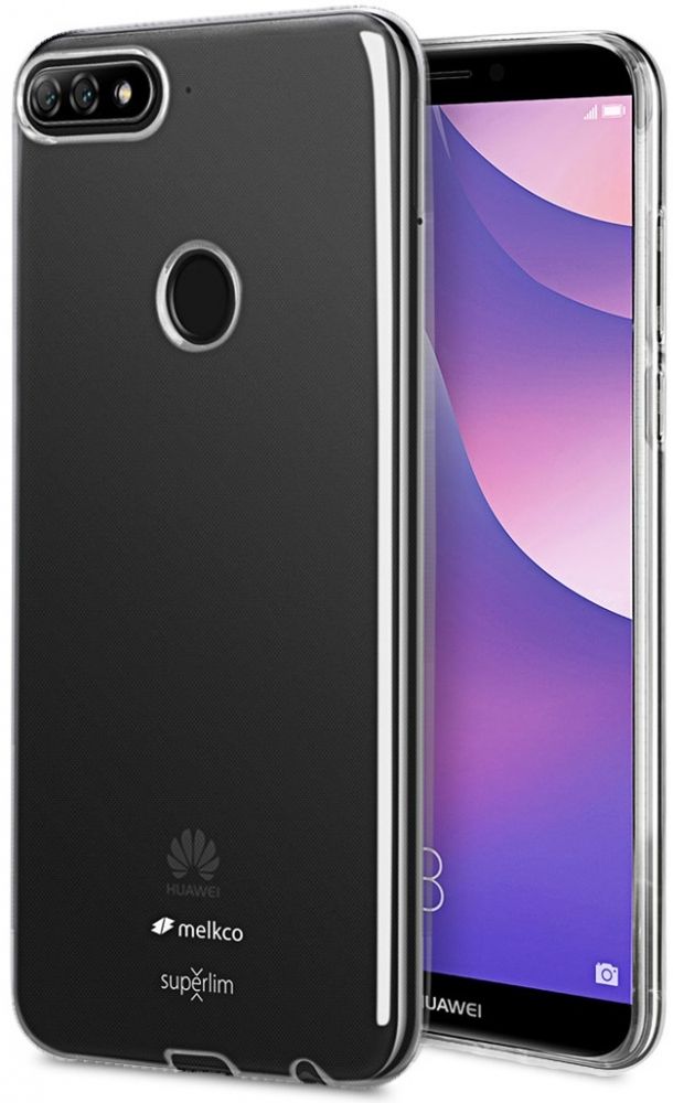 

Ультратонкая накладка Air Case Honor 7c Pro/Huawei Y7 Prime (2018) Transparent