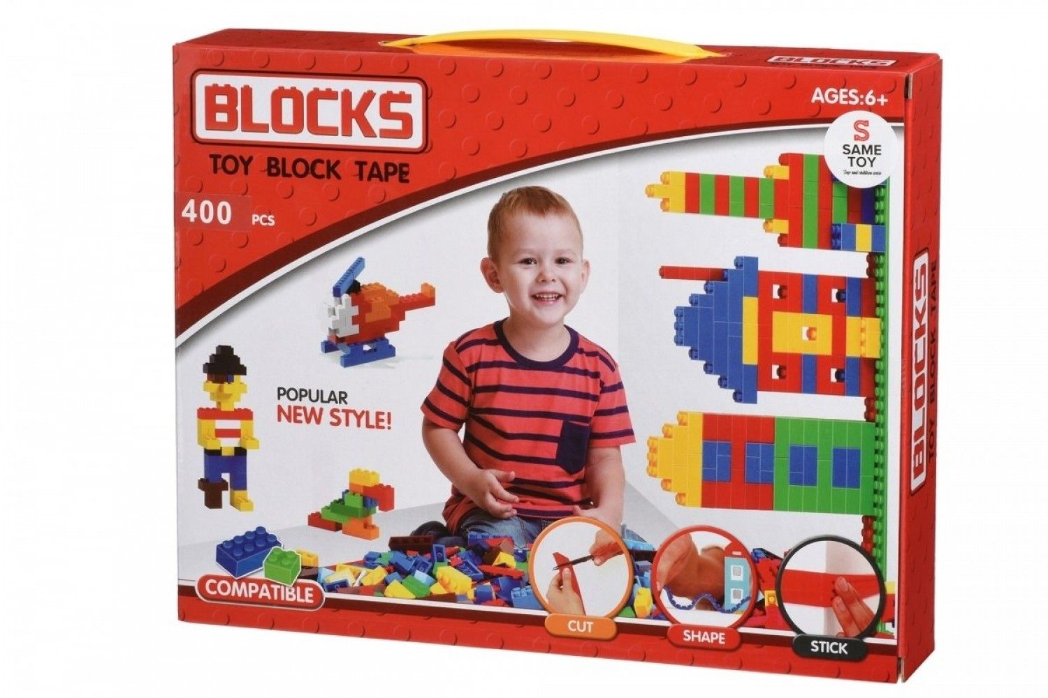 

Конструктор Same Toy Block Tape 400 эл. (804Ut)