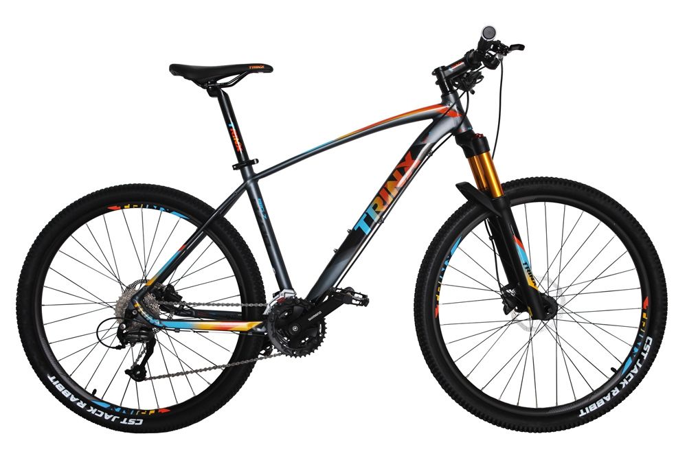 

Велосипед TRINX Big 700 18" 27.5" (B700MGOB) Grey-Orange