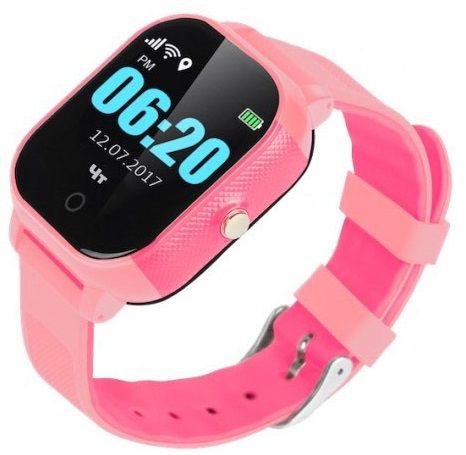 

Дитячий годинник-телефон з GPS трекером GOGPS K23 (K23PK) Pink