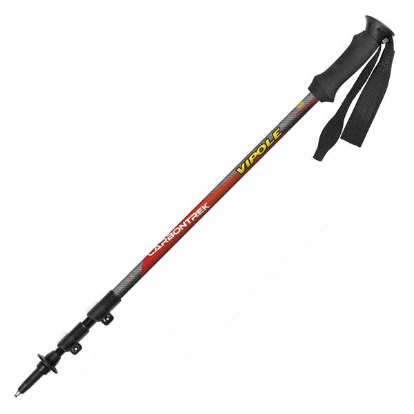 

Треккинговые палки Vipole Carbontrek QL Eva Red/Gray
