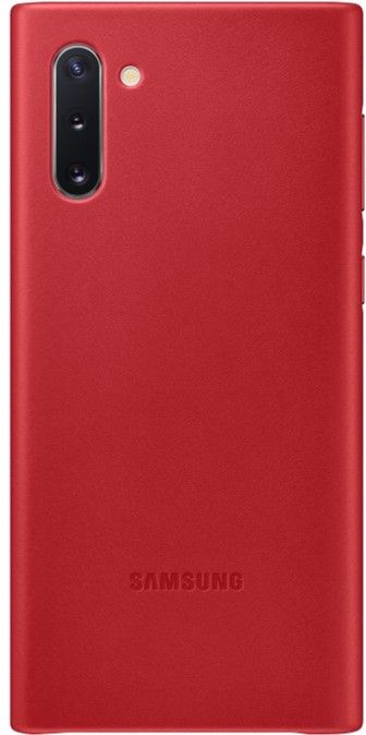 Акция на Чехол Samsung Leather Cover для Samsung Galaxy Note 10 (EF-VN970LREGRU) Red от Територія твоєї техніки