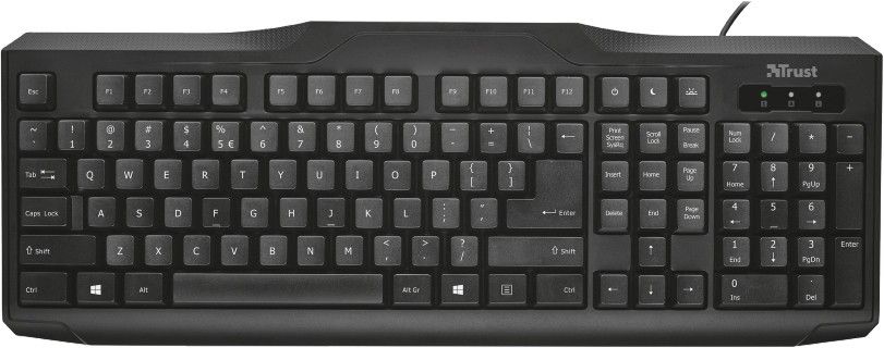 

Клавиатура проводная Trust ClassicLine USB UKR Black (20637)