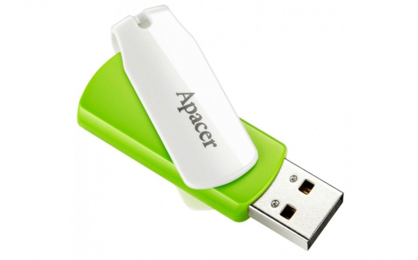 

USB флеш накопичувач Apacer AH335 16GB Green-White (AP16GAH335G-1)