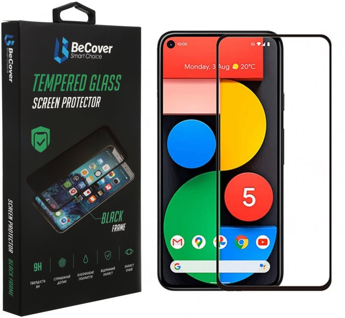

Захисне скло BeCover для Google Pixel 5 (706667) Black