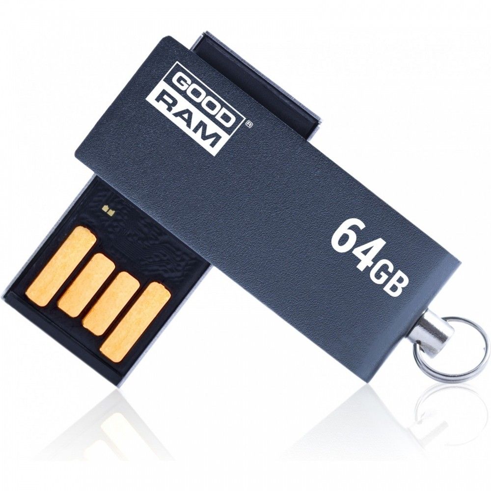 

USB флеш накопичувач Goodram Cube 64GB Graphite (UCU2-0640E0R11)