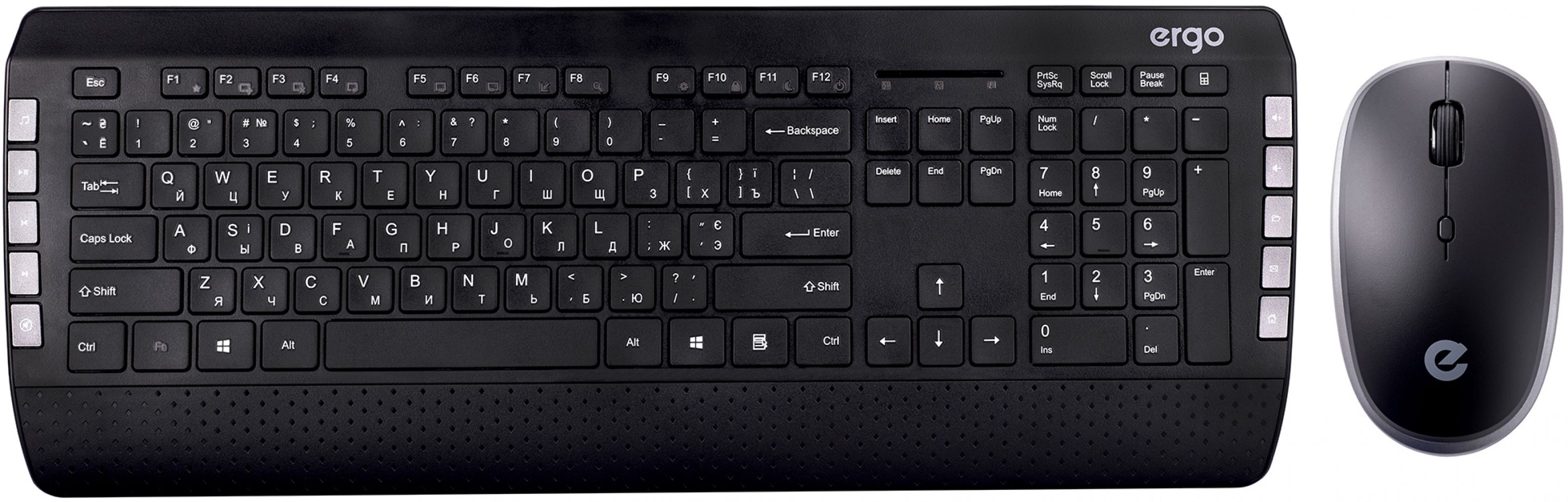 

Комплект бездротовий Ergo KM-850 WL Black