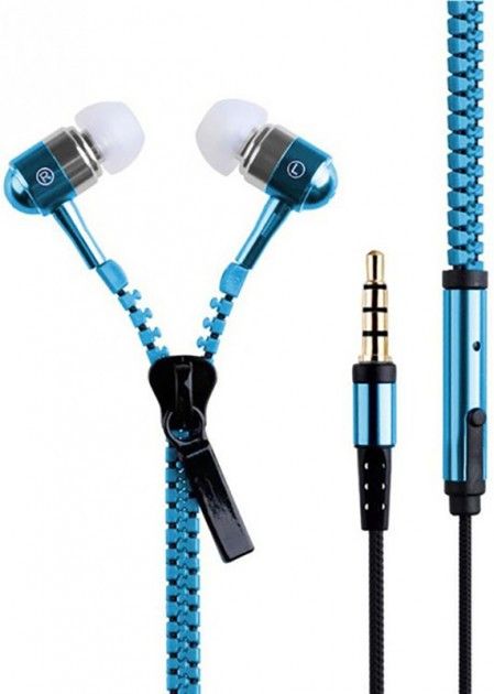

Наушники Zipper Earphones Blue