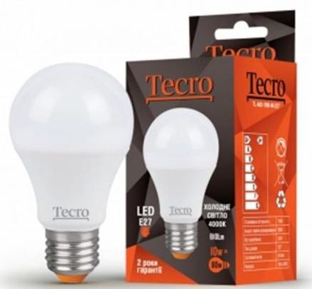 

Лампа LED Tecro TL-A60-10W-4K-E27 10W 4000K E27
