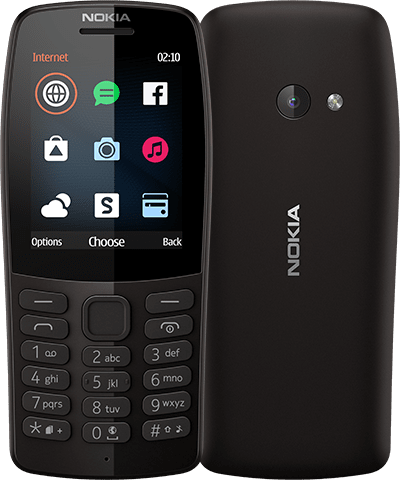 Акция на Мобільний телефон Nokia 210 (16OTRB01A02) Black от Територія твоєї техніки