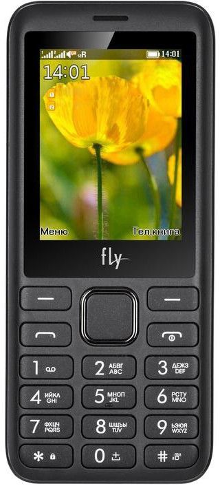 

Мобільний телефон Fly FF249 Black-Blue