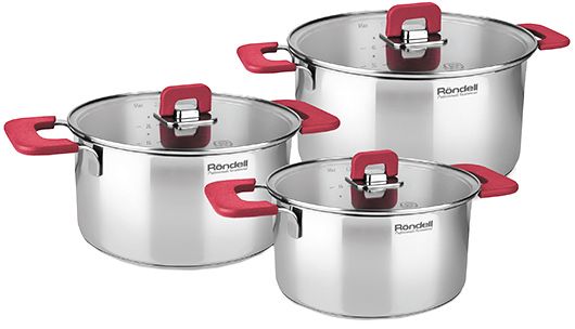 

Набор посуды Rondell Savvy из 6 предметов (RDS-940)