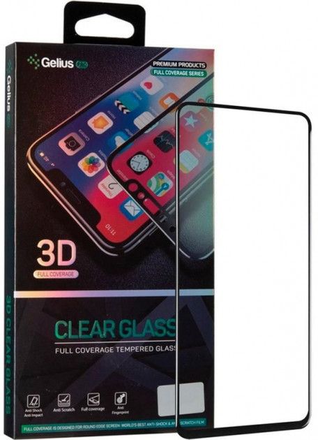 

Захисне скло Gelius Pro 3D for Xiaomi Redmi Note 9 Pro/9s (2099900794865) Black