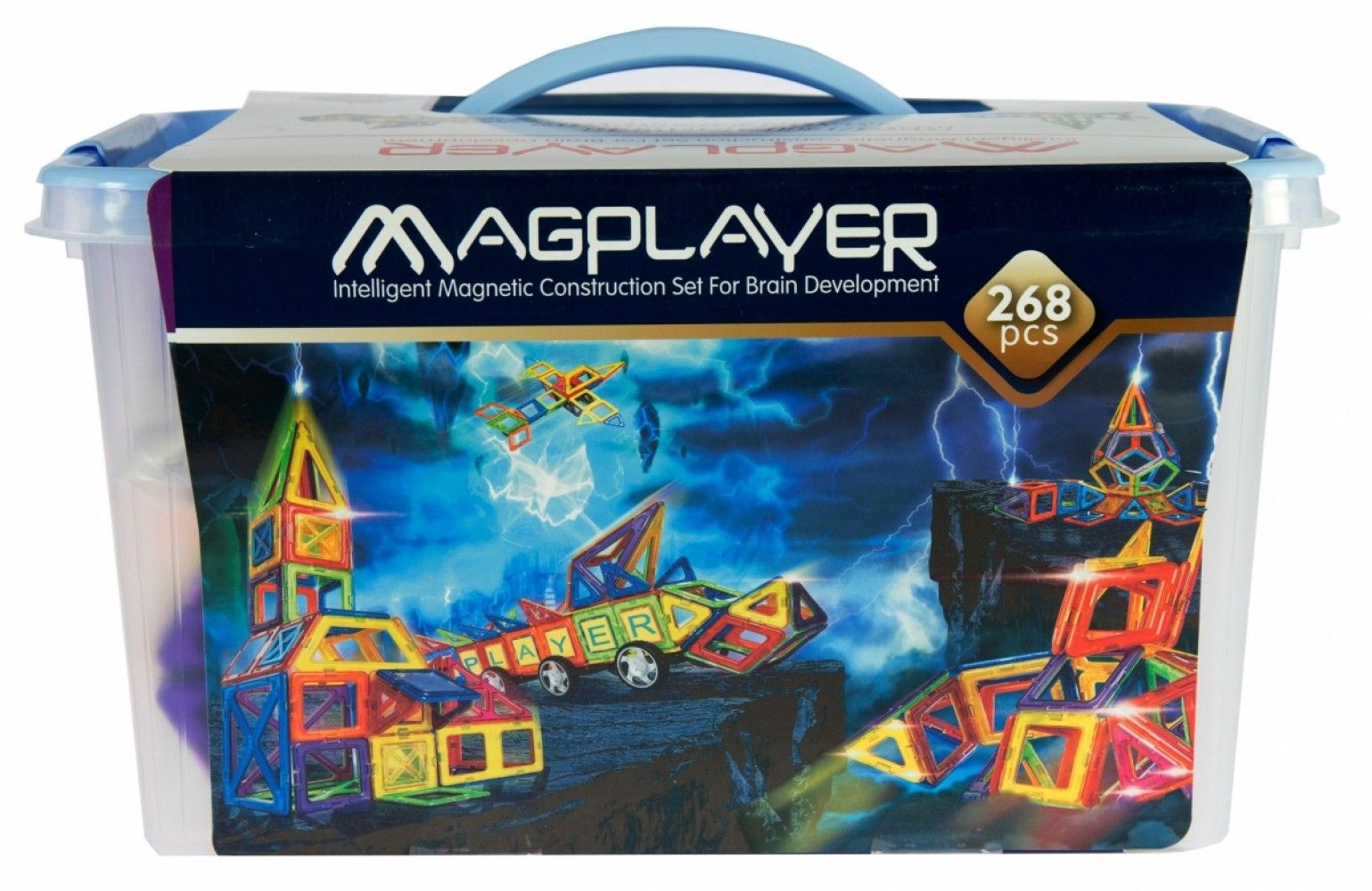

Магнітний конструктор MagPlayer 268 елементів (MPT-268)