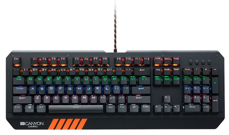

Клавіатура дротова Canyon CND-SKB6-RU USB