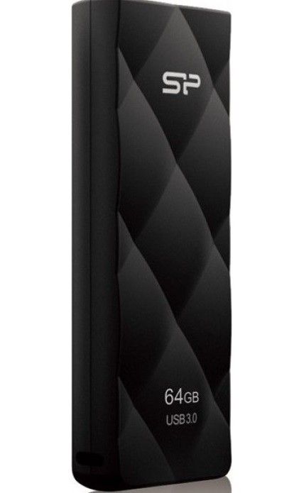 

USB флеш накопитель Silicon Power Blaze B20 64GB Black (SP064GBUF3B20V1K)