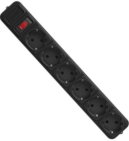 

Мережевий фільтр Gembird SPG6-G-15B 4.5 м 6 розеток Black