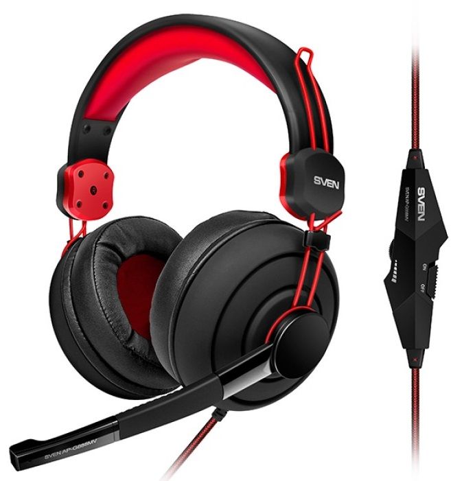 

Навушники Sven AP-G888MV Black-Red