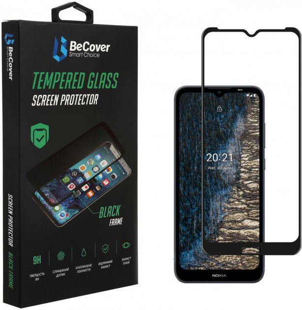 

Захисне скло BeCover для Nokia С10 / С20 (706777) Black
