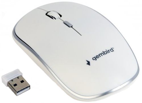 

Миша бездротова Gembird MUSW-4B-01-W Wireless White