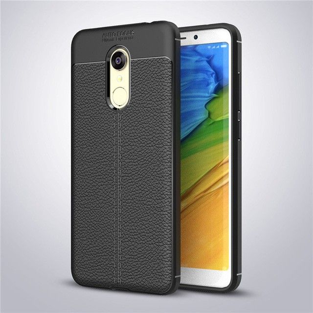 

Накладка TPU Leather AF Back Cover Xiaomi Redmi 5 Plus Black