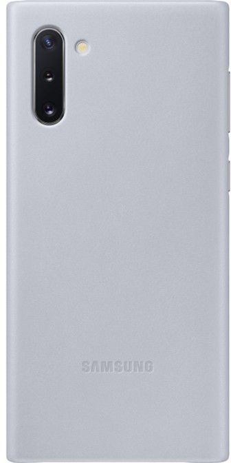 Акция на Чохол Samsung Leather Cover для Samsung Galaxy Note 10 (EF-VN970LJEGRU) Gray от Територія твоєї техніки