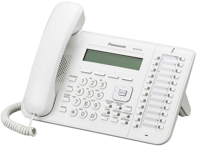 

Системний телефон цифровий Panasonic KX-DT543RU White