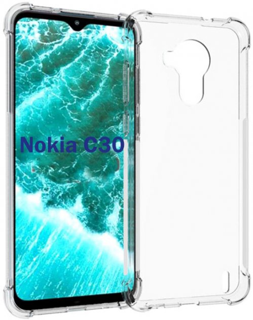 

Панель Anti-Shock BeCover для Nokia C30 (706966) Clear