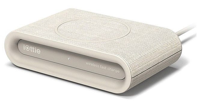

Беспроводное зарядное устройство iOttie iON Wireless Fast Charging Pad Plus Tan (CHWRIO105TN) Ivory