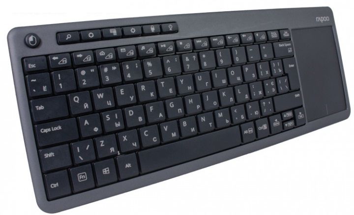 

Клавіатура бездротова Rapoo K2600 Touchpad Grey
