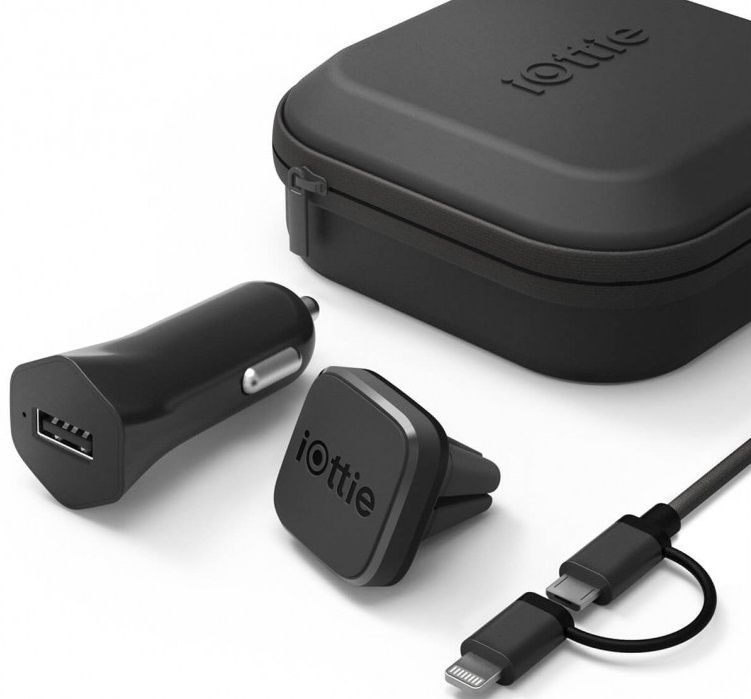 

Автодержатель для телефона iOttie iTap Magnetic + ЗУ Travel Kit (HLTRIO110)