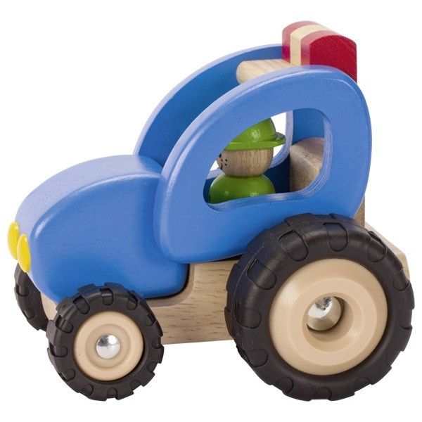 

Машинка деревянная goki Трактор (55928G) Blue