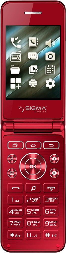 

Мобильный телефон Sigma mobile X-style 28 Flip Red