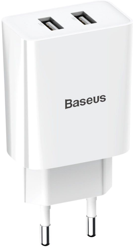 

Зарядний пристрій Baseus Speed Mini Dual U Charger 10.5W 2USB (CCFS-R02) White