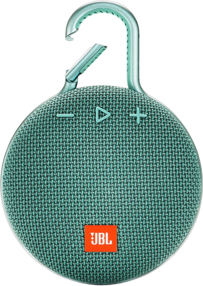 Акція на Портативна акустика JBL Clip 3 (JBLCLIP3TEAL) Teal від Територія твоєї техніки