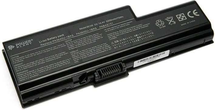 

Акумулятор PowerPlant для ноутбуков TOSHIBA Qosmio F50 (PA3640U-1BAS) 14.4V 5200 mAh