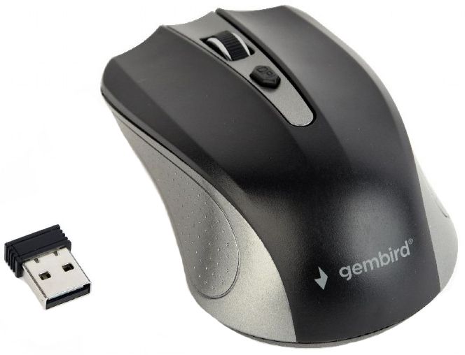 

Миша бездротова Gembird MUSW-4B-04-GB Wireless Black/Grey