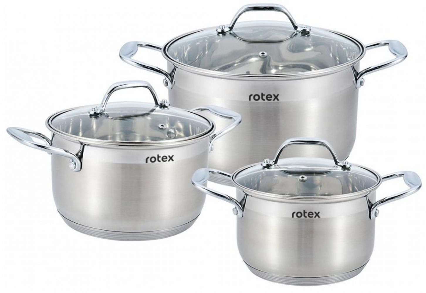 

Набір каструль Rotex Catania 6 предметів (RC325-6L Catania)