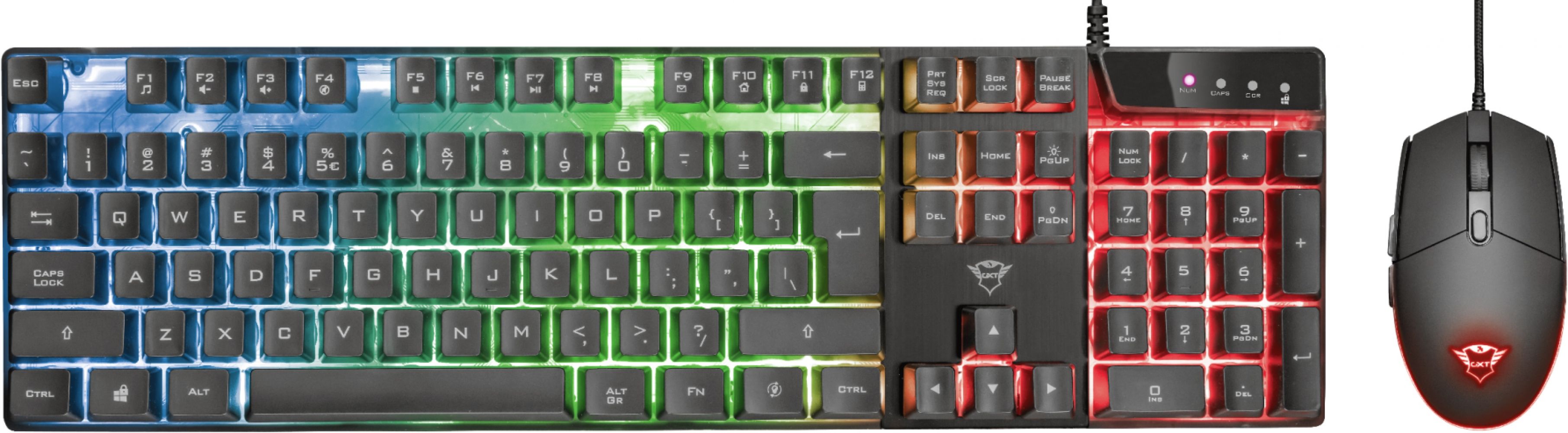 

Комплект дротовий Trust GXT 838 Azor Gaming Combo USB (TR23722)