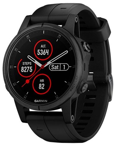 

Спортивные часы Garmin Fenix 5S Plus (010-01987-03) Sapphire Black with Black Band
