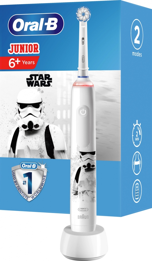 

Електрична зубна щітка ORAL-B BRAUN Junior NEW D501.513.2 (4210201396147) Star Wars