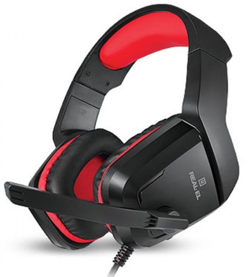 

Навушники REAL-EL GDX-7550 (EL124100029) Black-Red