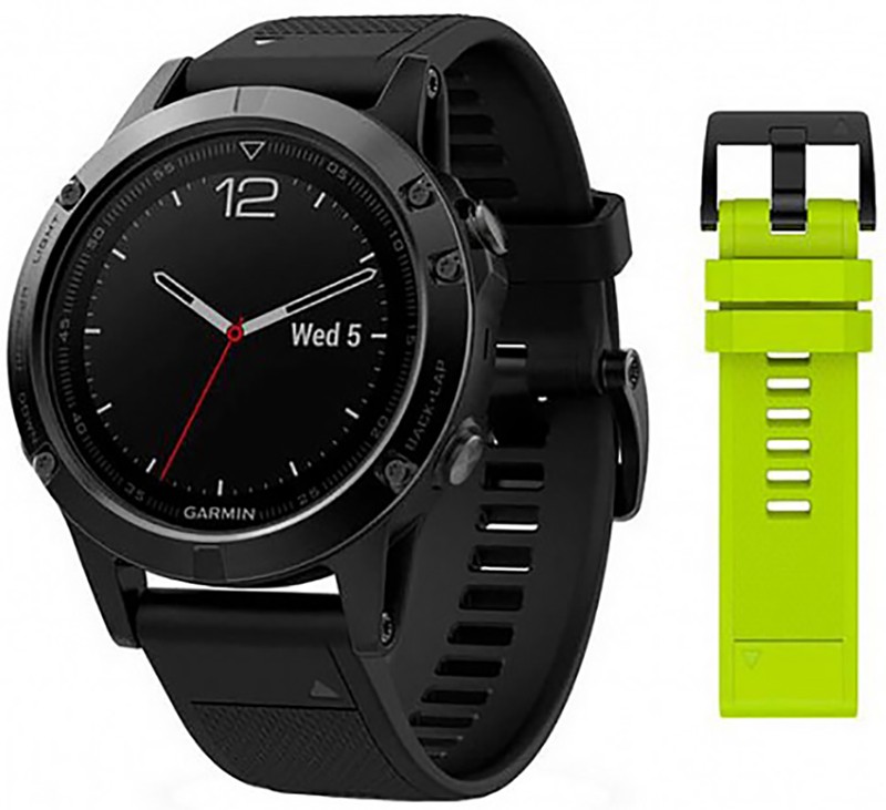 

Спортивные часы Garmin Fenix 5 (010-01688-11/67) Sapphire Black with Black and Yellow Silicon Bands