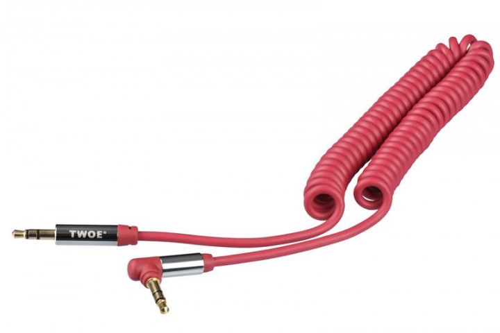 

Аудиокабель AUX 2E mini-jack 3.5 мм Male - mini-jack 3.5 мм Male Right Angel Coiled 1.8 м (2E-W9653RRD) Red