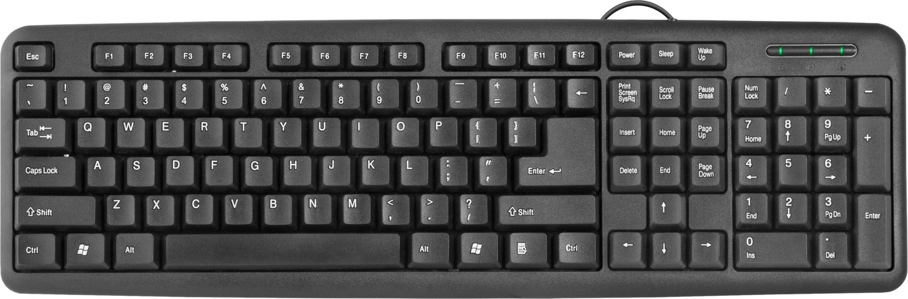 

Клавіатура Defender HB-420 USB (45420) Black