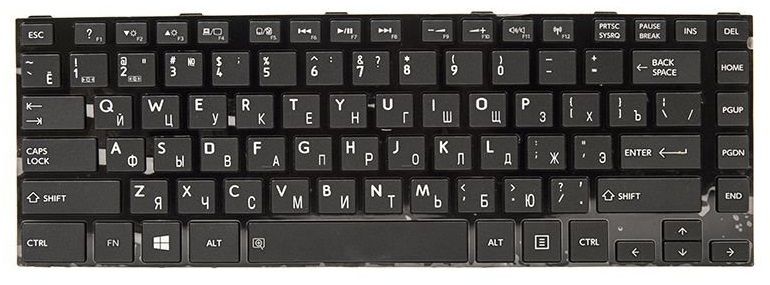 

Клавіатура для ноутбука PowerPlant Toshiba Satellite C800 (KB311941)