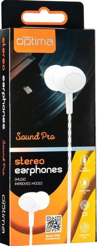 

Наушники HF MP3 Optima Sound Pro DH White